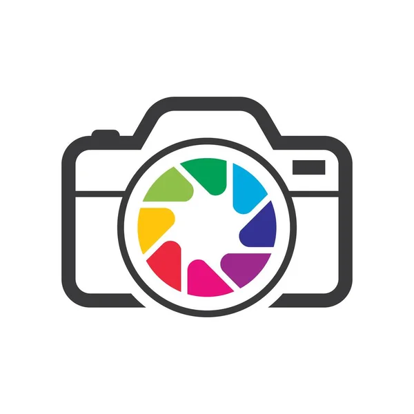 Kamera logo resimleri illüstrasyon tasarımı