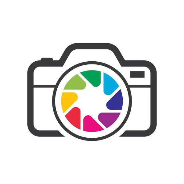 Camera logo images illustration design