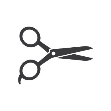 Makas resim çizimi tasarımı