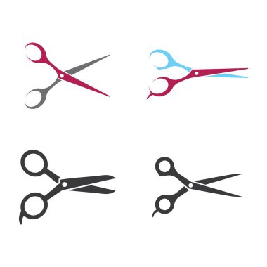 Makas resim çizimi tasarımı