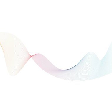 Dalga çizgisi resimleme tasarımı