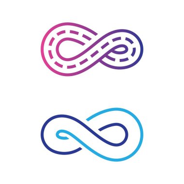 Sonsuzluk logo resimleri illüstrasyon tasarımı