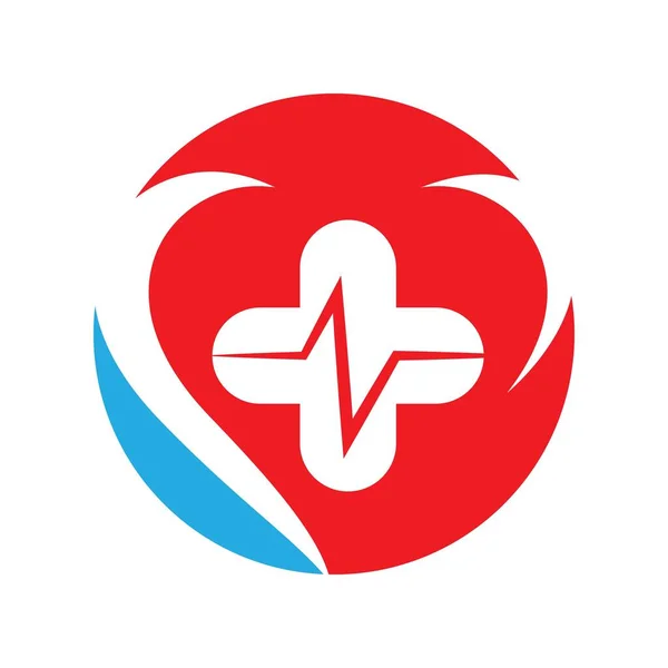 Ιατρική Φροντίδα Λογότυπο Εικόνες Εικονογράφηση Σχεδιασμό — Διανυσματικό Αρχείο
