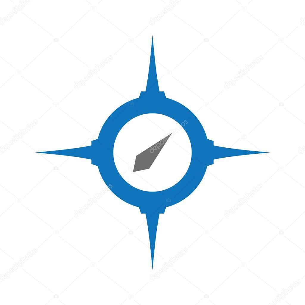Compass logo images illustration design