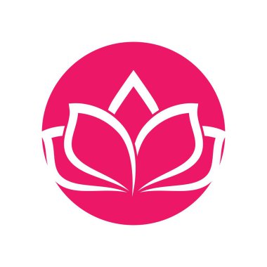 Güzellik lotusu logo resim çizimi tasarımı