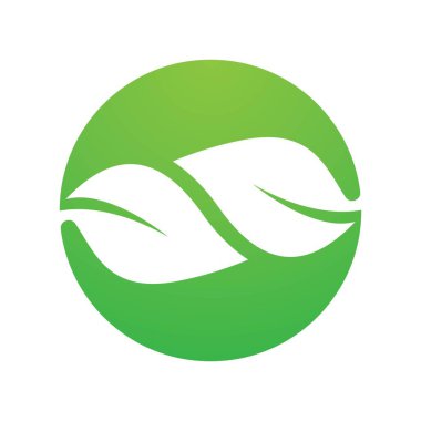 Ekoloji logosu resim çizimi tasarımı