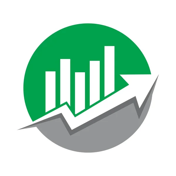 Ilustración Del Diseño Del Logo Financiero — Vector de stock