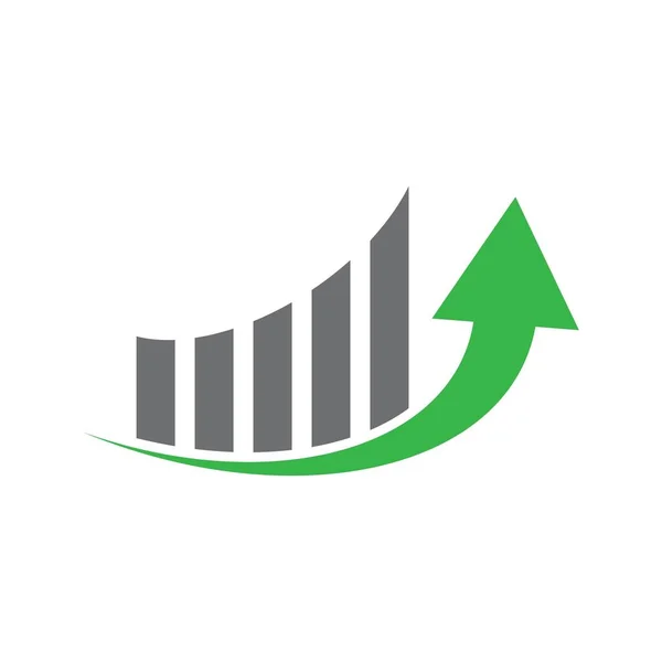 Ilustración Del Diseño Del Logo Financiero — Vector de stock