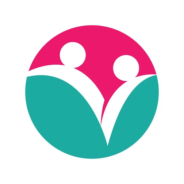 Community Care Logo Images Design Illustration — Stock Vector