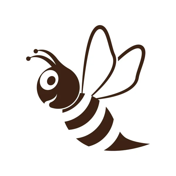 蜜蜂标志图像图解设计 — 图库矢量图片