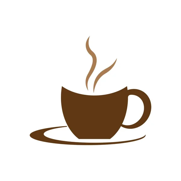 Café Taza Logo Imágenes Ilustración Diseño — Vector de stock