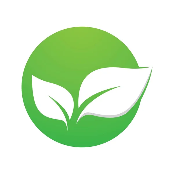 Экология Логотип Изображения Иллюстрации Дизайн — стоковый вектор