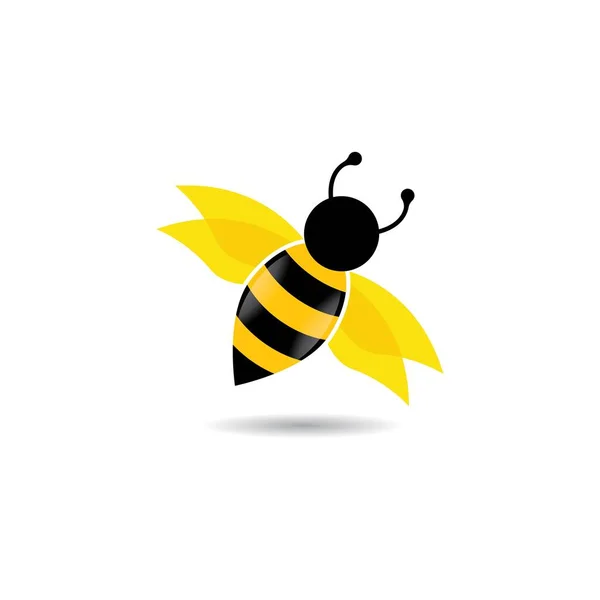 Návrh Vektorové Ikony Loga Včel — Stockový vektor