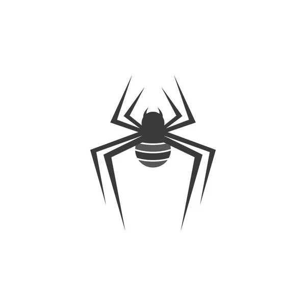 Spider Logotyp Ikon Illustration Design — Stock vektor
