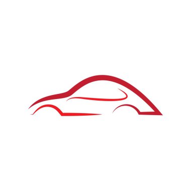 Otomobil Logo Şablonu vektör illüstrasyon tasarımı
