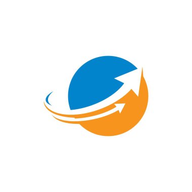 Ok logo şablonu vektör resimleme tasarımı