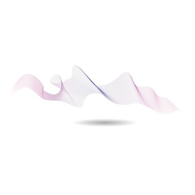 Dalga çizgi vektör resimleme tasarımı