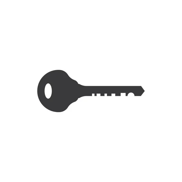 Schlüssel Logo Vorlage Vektor Symbol Illustration Design — Stockvektor