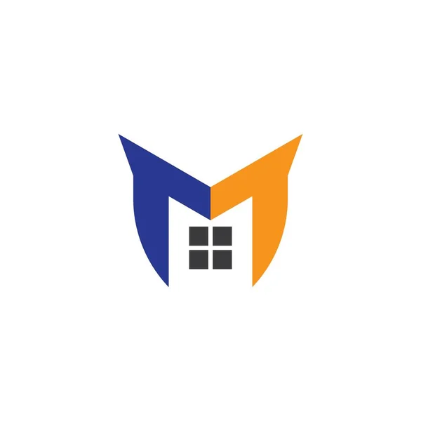 Immobilien Logo Vorlage Vektor Symbol Illustration Design — Stockvektor