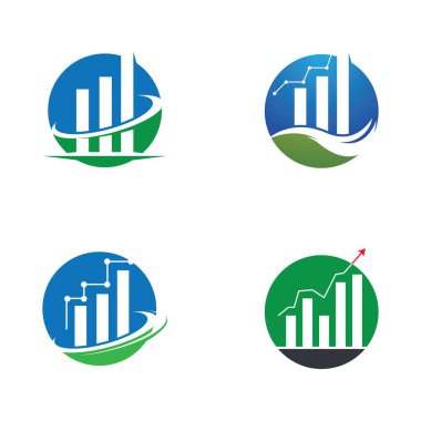 Business Finance Logo şablon vektör resimleme