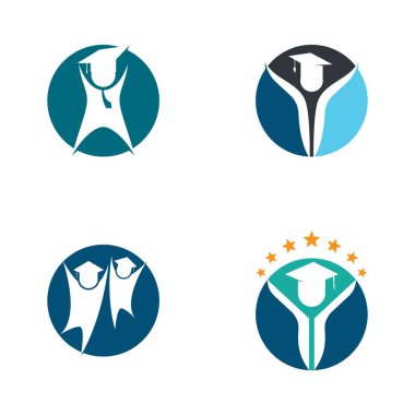 Eğitim Logosu Şablonu vektör illüstrasyon tasarımı