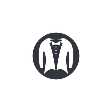 Giyim logosu şablon vektör illüstrasyon tasarımı