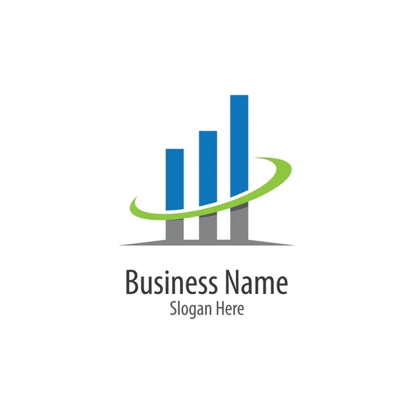 Business Finance Logo Vorlage Vektor Symbol Illustration — Stockvektor