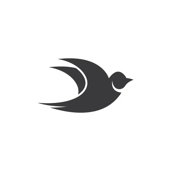 Bird Logo Template Vector Icon Illustration — Stock Vector