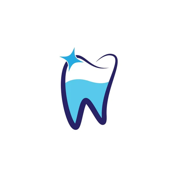 Logotipo Dental Plantilla Vector Ilustración Icono Diseño — Archivo Imágenes Vectoriales