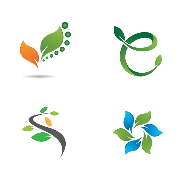 Εικονίδιο Διανύσματος Προτύπου Λογότυπου Οικολογίας — Διανυσματικό Αρχείο