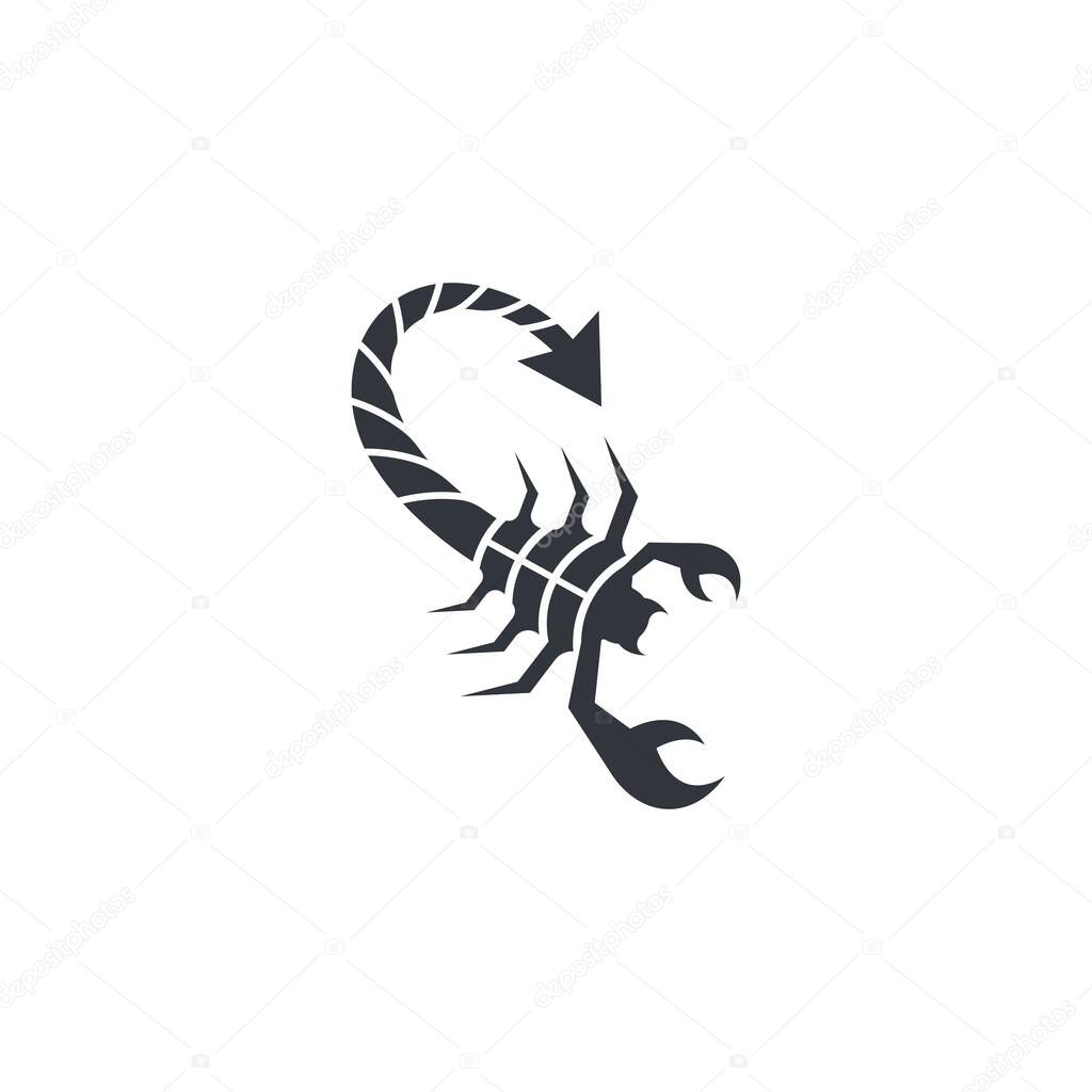 Scorpion logo template vector illustration