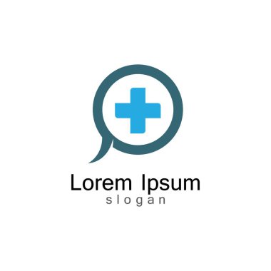 Tıbbi Logo şablon vektör illüstrasyon tasarımı