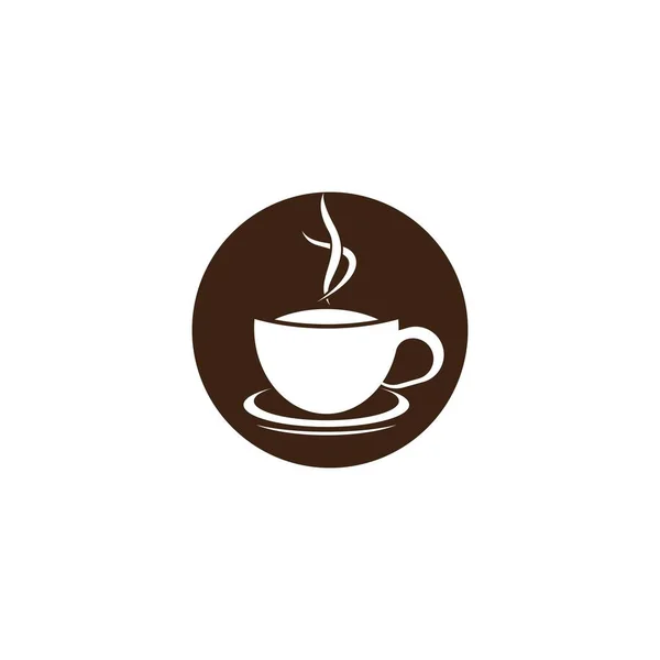 Kaffeetasse Logo Template Vektor Icon Design — Stockvektor