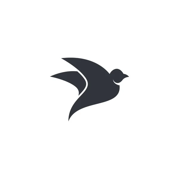 Diseño Ilustración Icono Vector Plantilla Logotipo Dove — Vector de stock