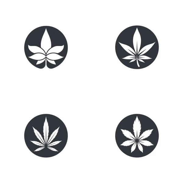 Vektorsymbol Für Cannabis Logo Vorlage — Stockvektor