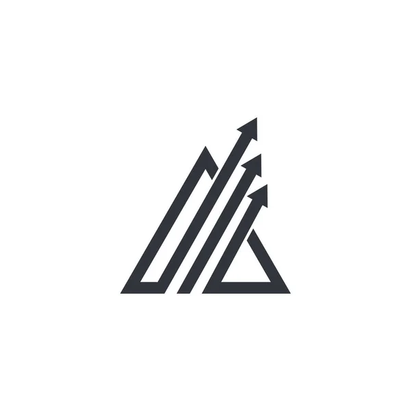Bir Harf Logo Şablon Vektör Simgesi — Stok Vektör