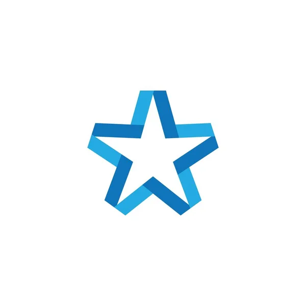 Stern Logo Vorlage Vektor Symbol Illustration Design — Stockvektor