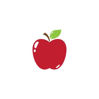 Apple logo şablon vektör resimleme tasarımı