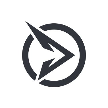 Ok logo vektör resimlemesi