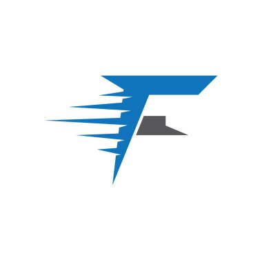 F logosu daha hızlı vektör resimleme