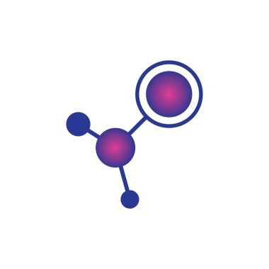 Molekül logo vektör illüstrasyon tasarımı