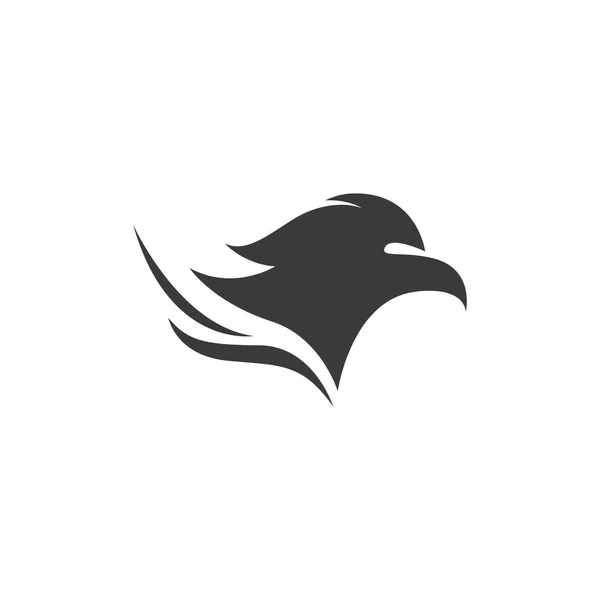 Eagle Logotipo Modelo Vetor Ícone Ilustração Design — Vetor de Stock