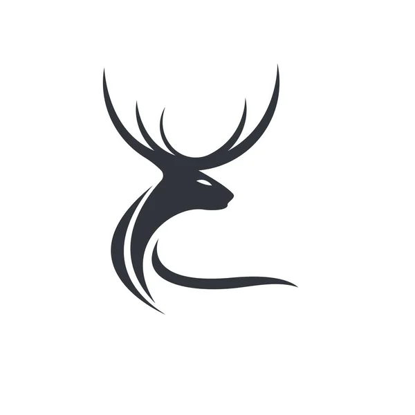 Illustration Vectorielle Logo Cerf — Image vectorielle