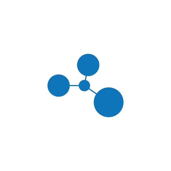 Molekül Logo Vektor Symbol Illustration Design — Stockvektor