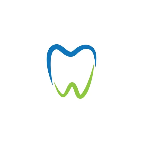 Dental Logo Vector Icon Illustration Design — Stock Vector