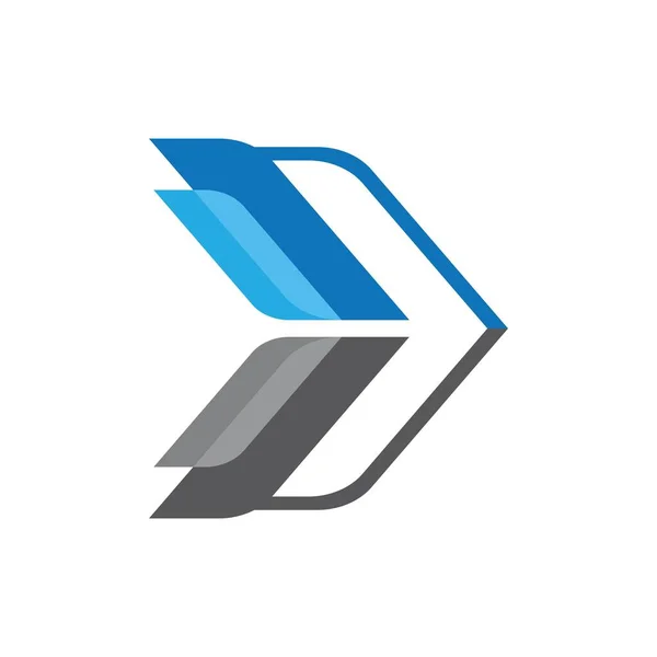 Pil Logotyp Vektor Ikon Illustration — Stock vektor