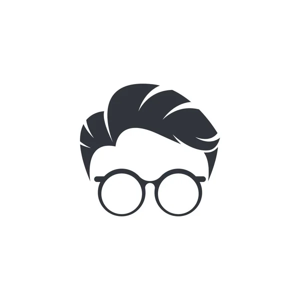 Geek Logo Plantilla Vector Icono Ilustración — Archivo Imágenes Vectoriales