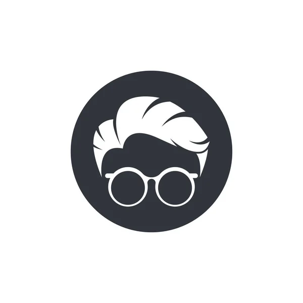 Geek Logo Template Vector Pictogram Illustratie — Stockvector