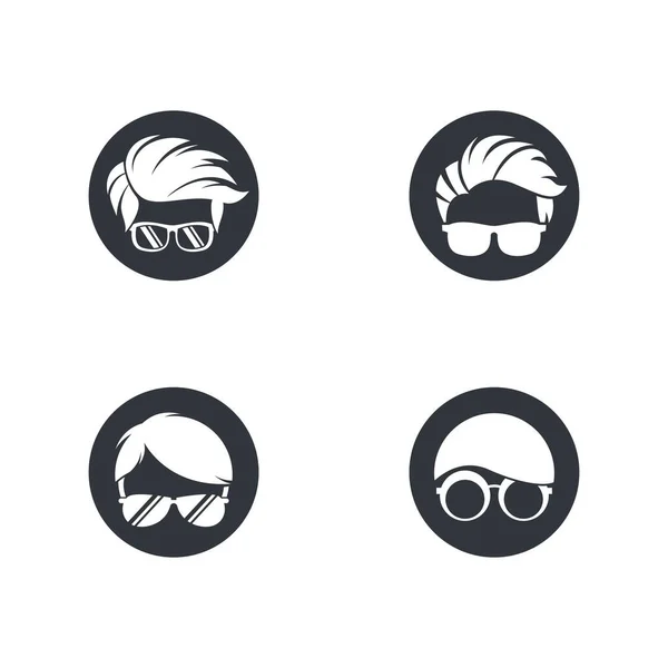 Geek Logo Template Vector Pictogram Illustratie — Stockvector