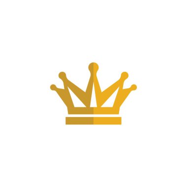 Crown Logo Şablonu vektör çizimi tasarımı